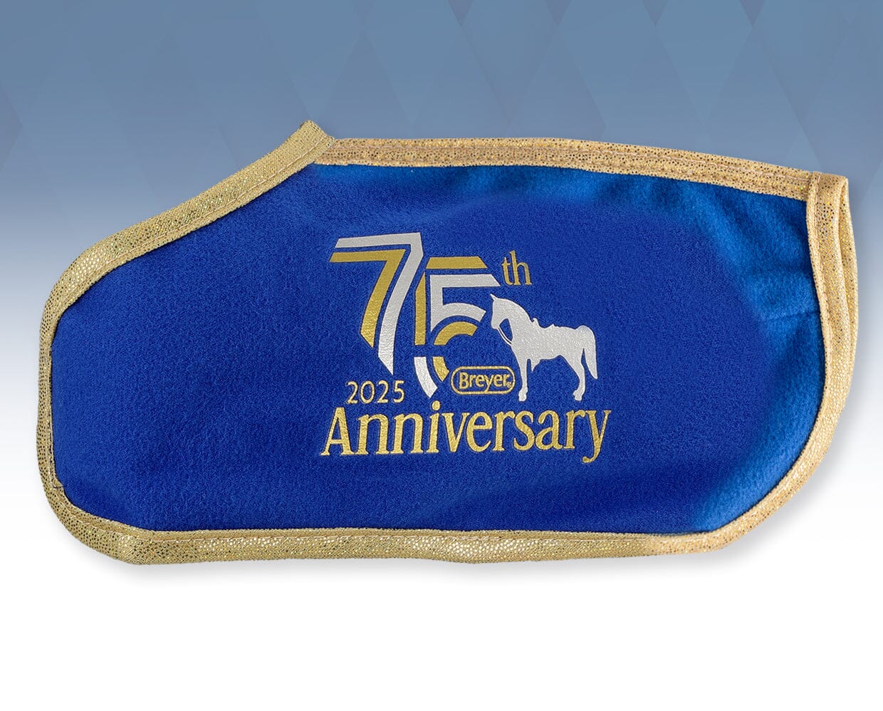 75th Anniversary Horse Blanket - Blue - Image 3