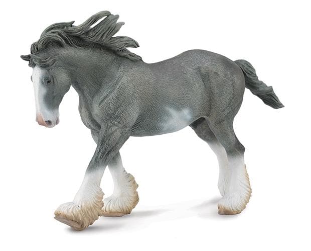 Clydesdale Stallion | Black Sabino Roan