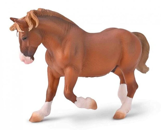 Breton Draft Horse Stallion | Chestnut
