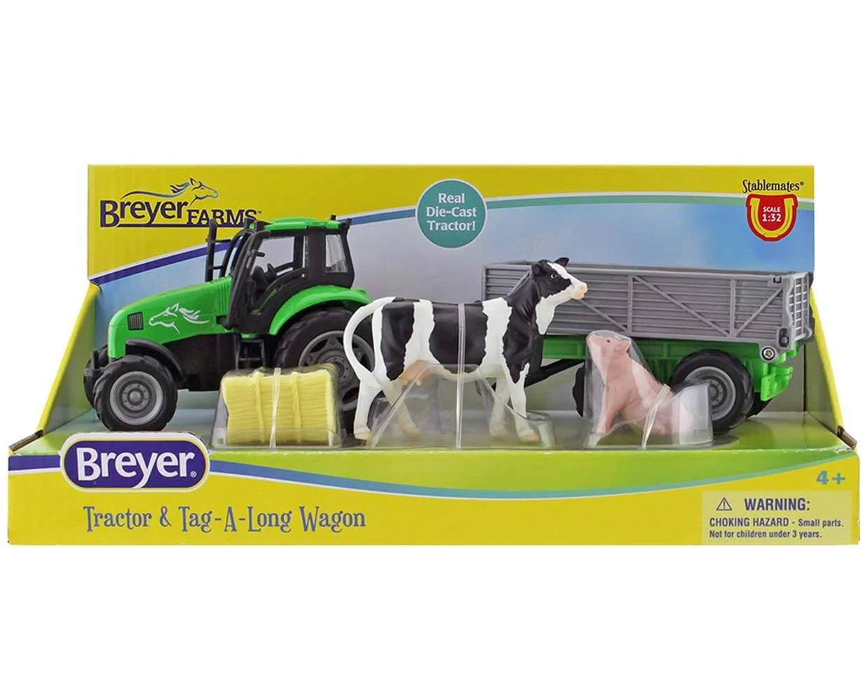 Breyer Farms™ Tractor and Tag-A-Long Wagon - Image 6