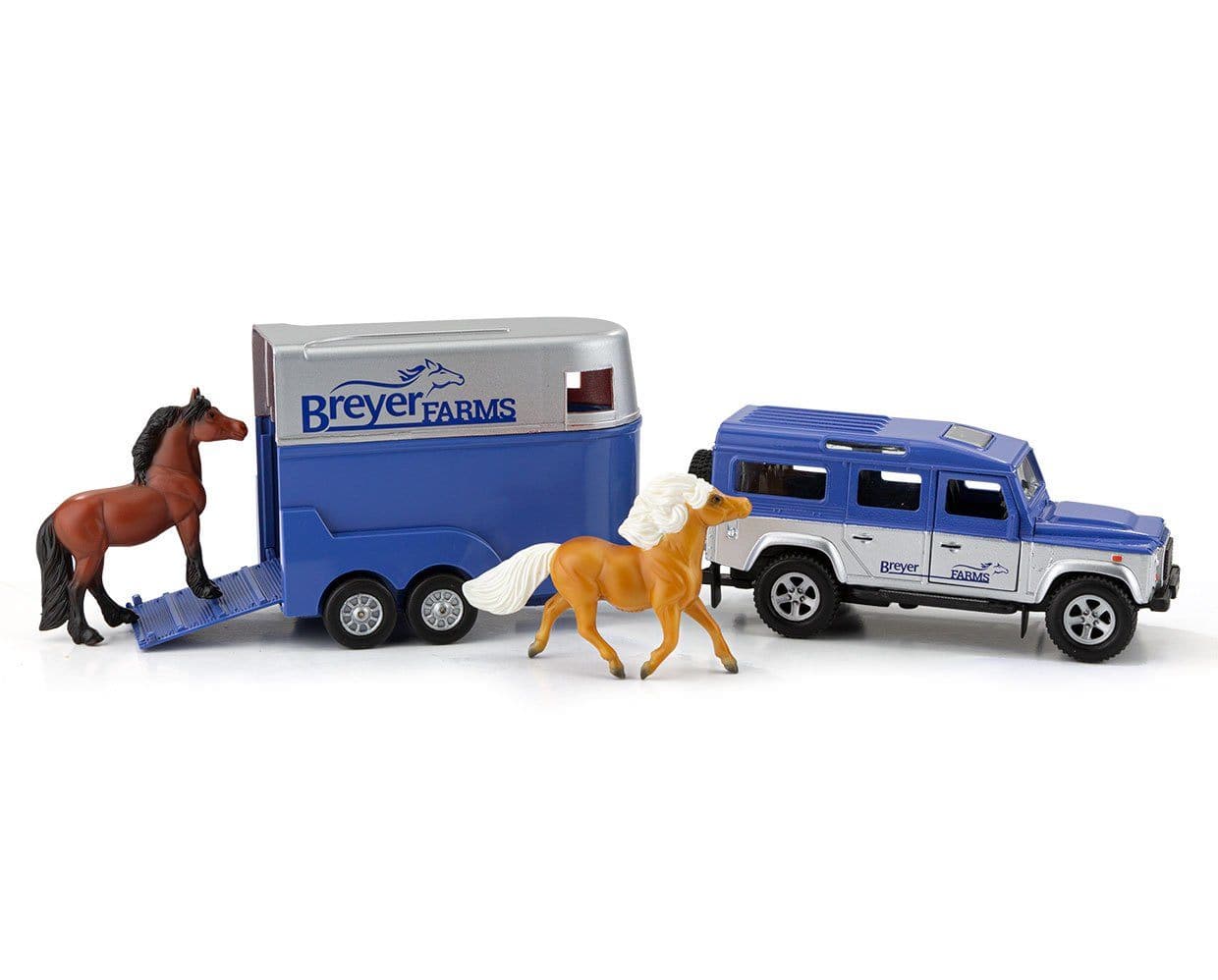 Breyer Farms™ Land Rover® and Tag-A-Long Horse Trailer - Image 5
