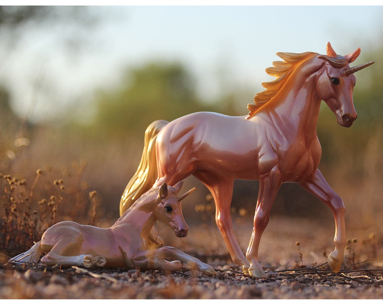 Ceres & Minerva | Unicorn Mare and Foal Set - Image 2
