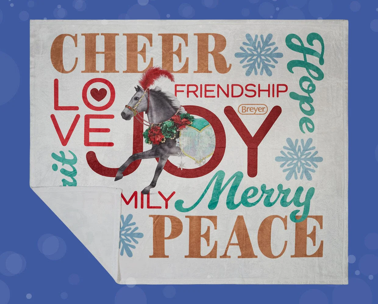 Soft Microfleece Holiday Throw
