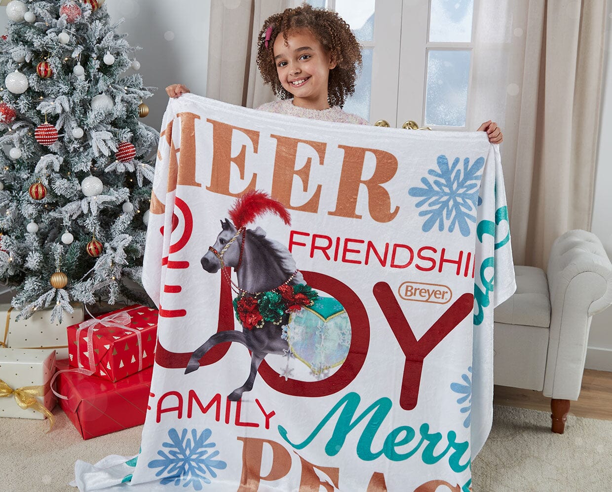 Soft Microfleece Holiday Throw - Image 2