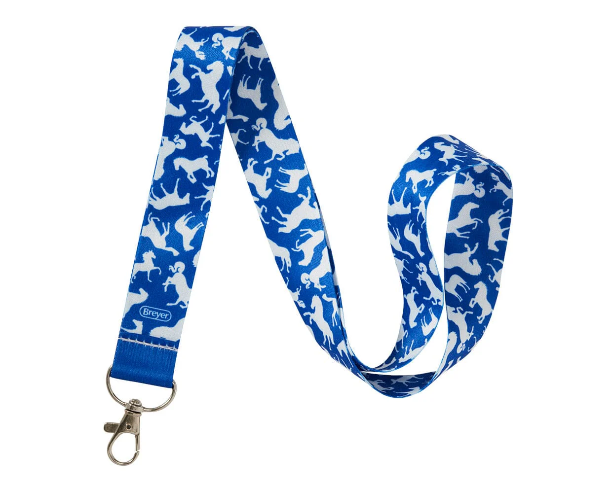 Lanyard | Blue with White Horses - Image 2