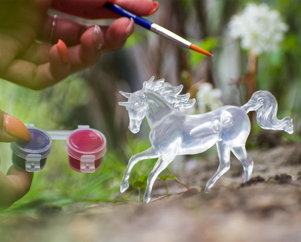 Suncatcher Unicorn Paint & Play - D