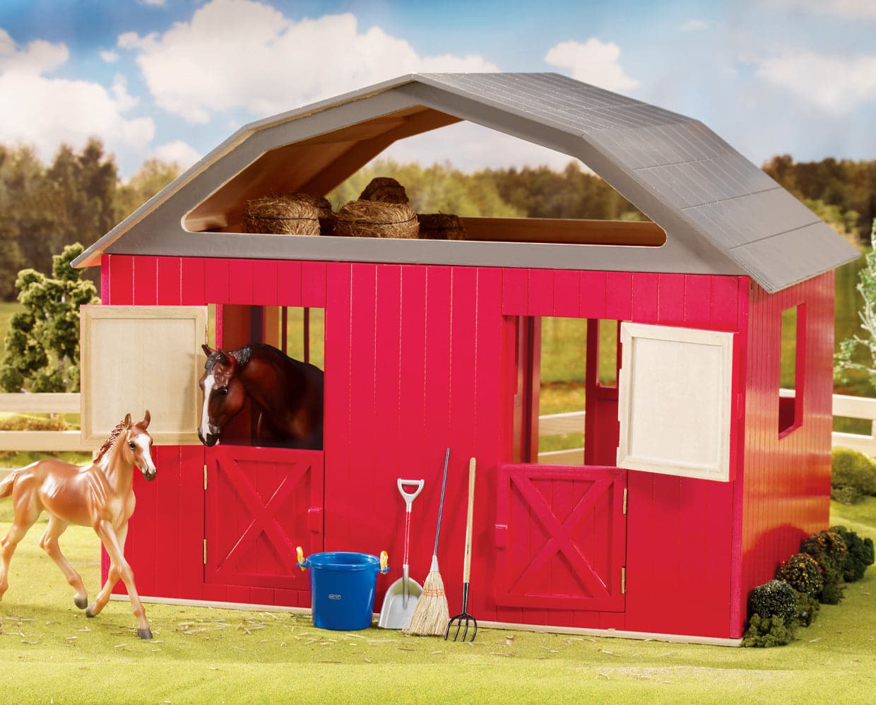 Two-Stall Wood Barn - Image 5