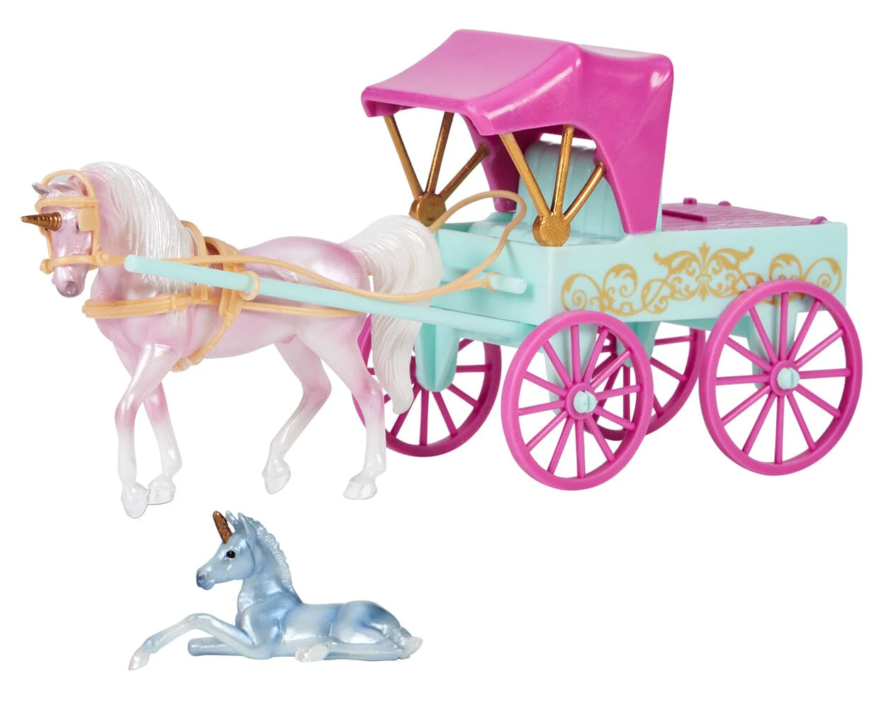 Unicorn Magic Carriage & Foal Playset