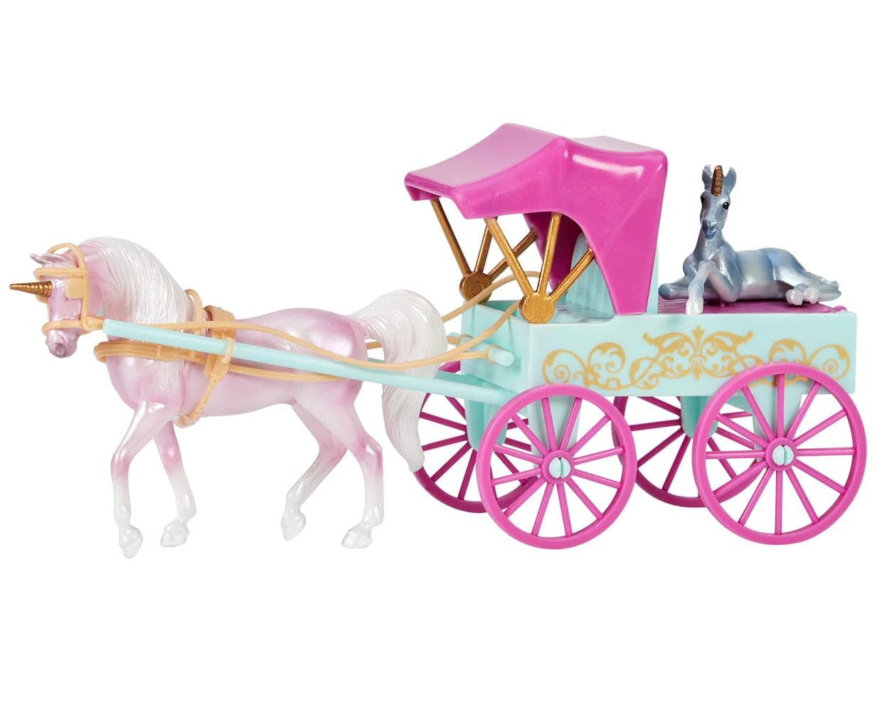 Unicorn Magic Carriage & Foal Playset - Image 3