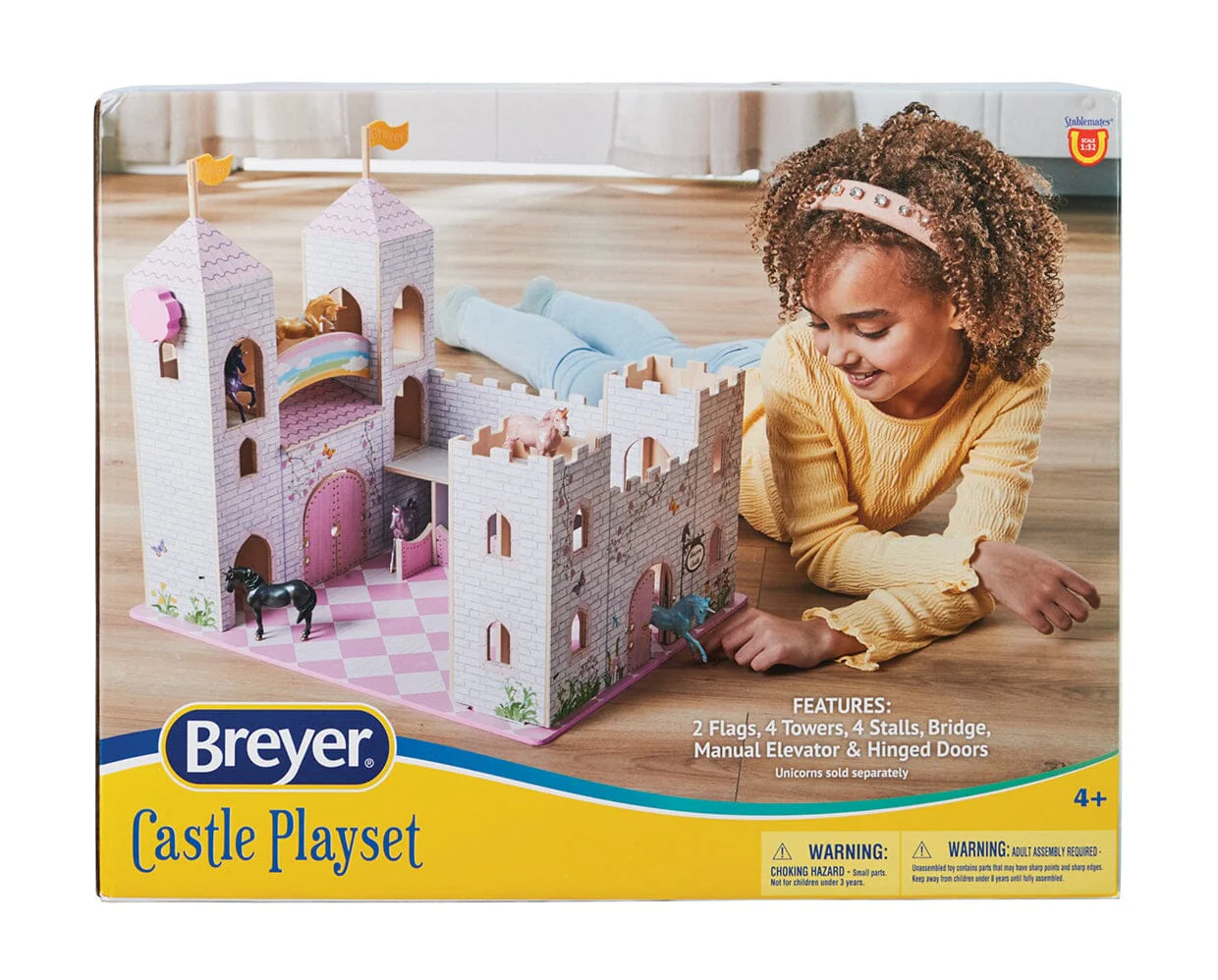 Unicorn Magic Deluxe Wood Castle Playset - Image 5