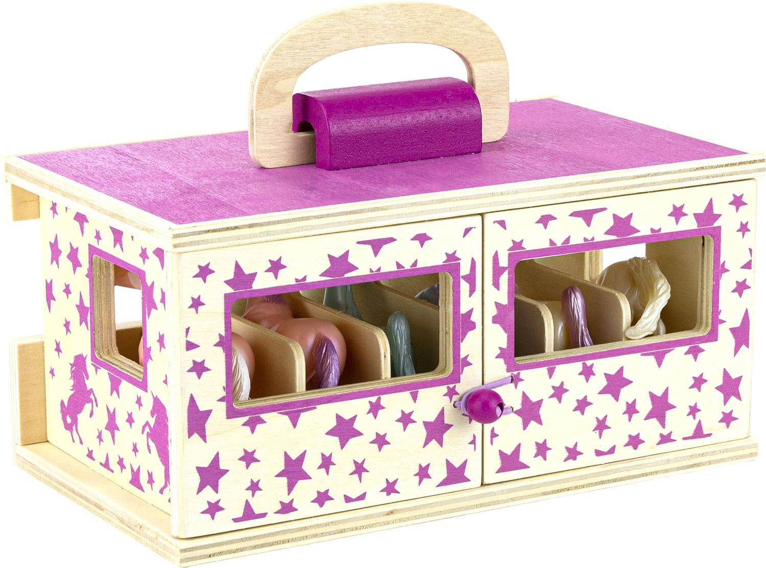 Unicorn Magic Wood Carry Stable with 6 Unicorns - Image 9