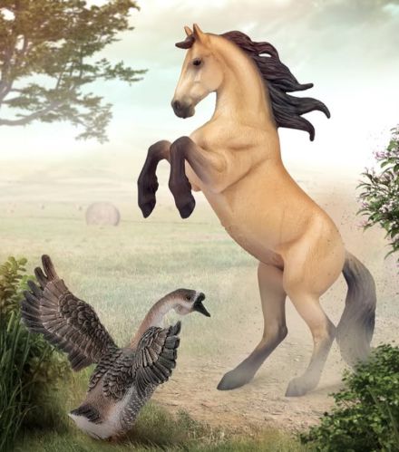 Warlander Mare Rearing | Buckskin - Image 2