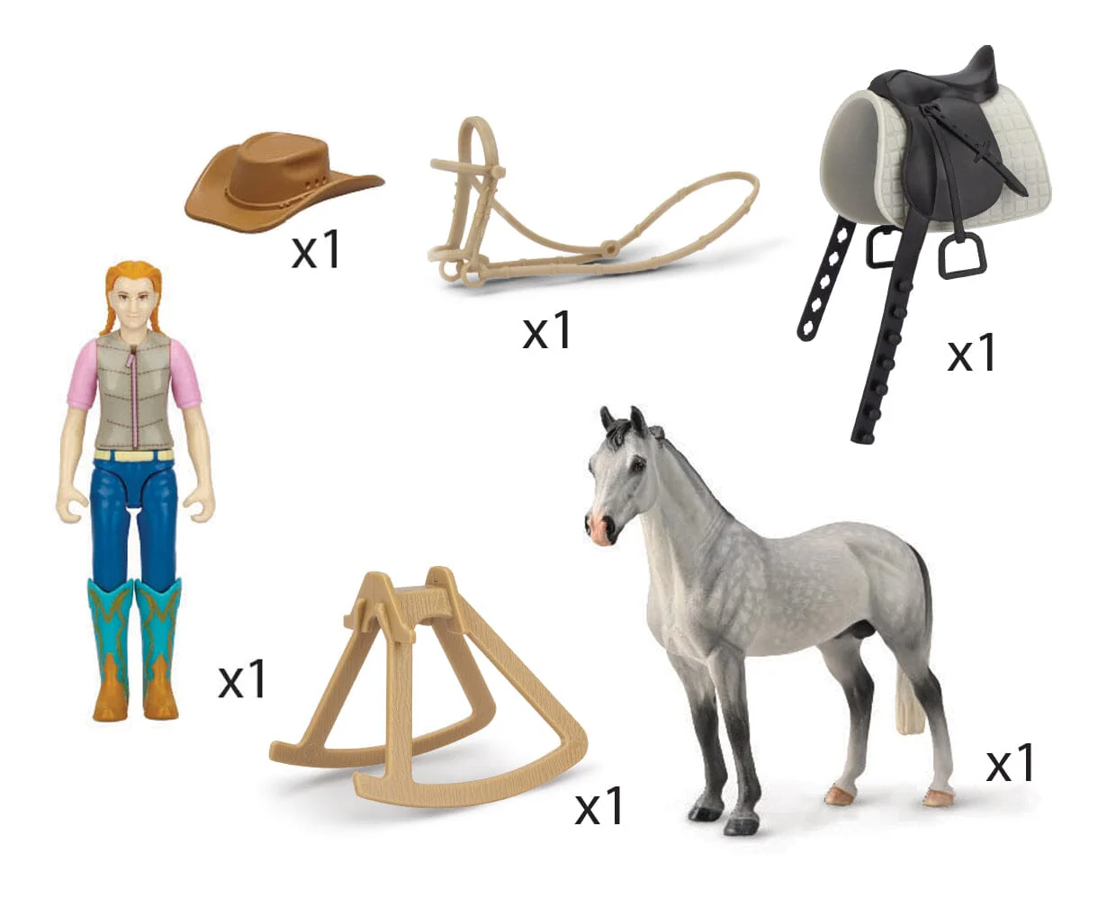 CollectA Western Rider and Horse Set - Image 2